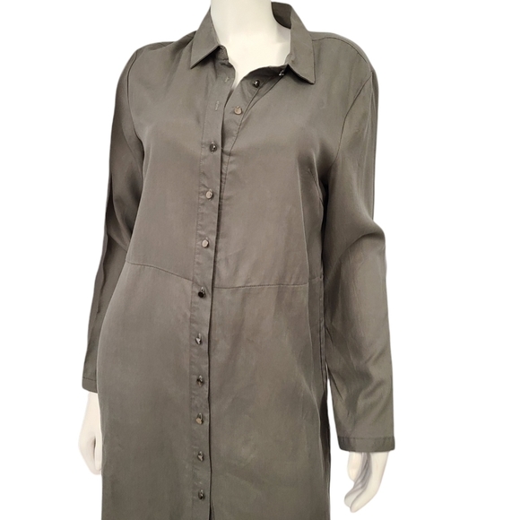 Charlie Paige Gray Tunic sz Medium - Picture 6 of 10